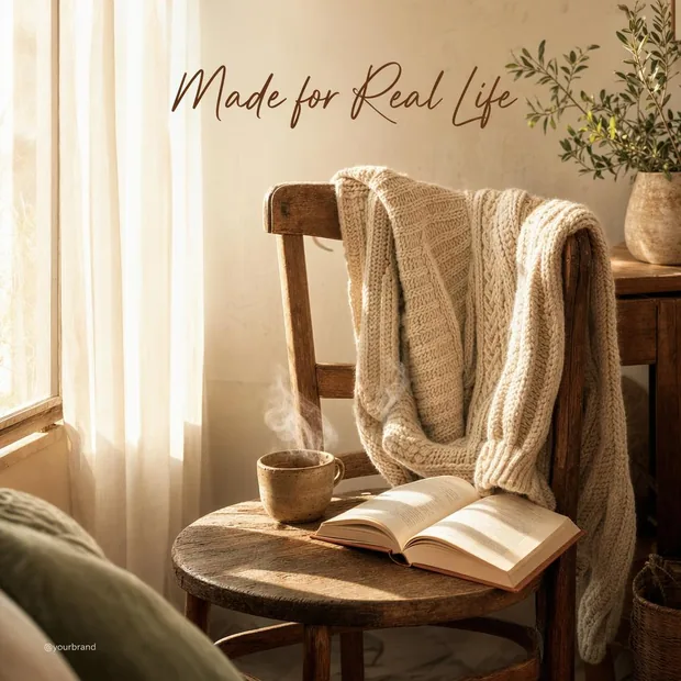 Styled lifestyle scene around the product.