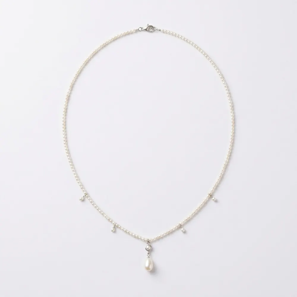 Pearl drop necklace — original product photo before AI try-on