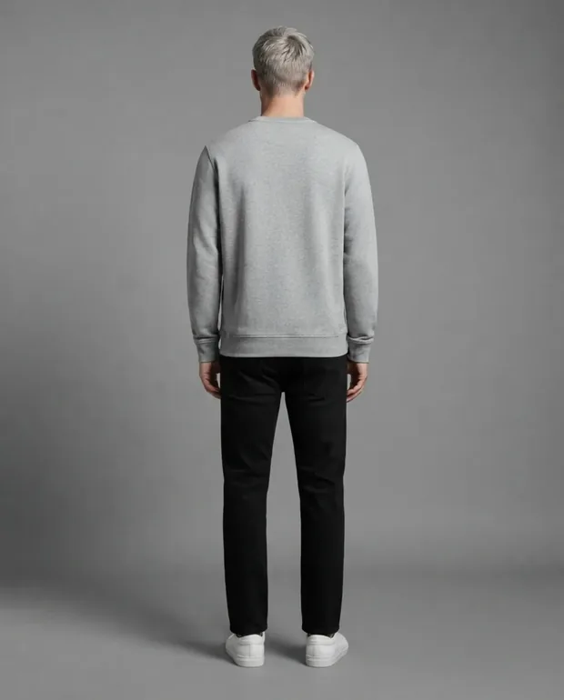 Back view, same garment and model.