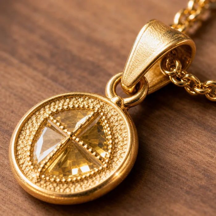 Macro crop — engraving and finish at full size.