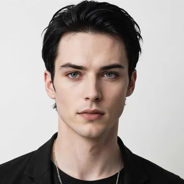 Nikolai — European · Dark hair AI fashion model