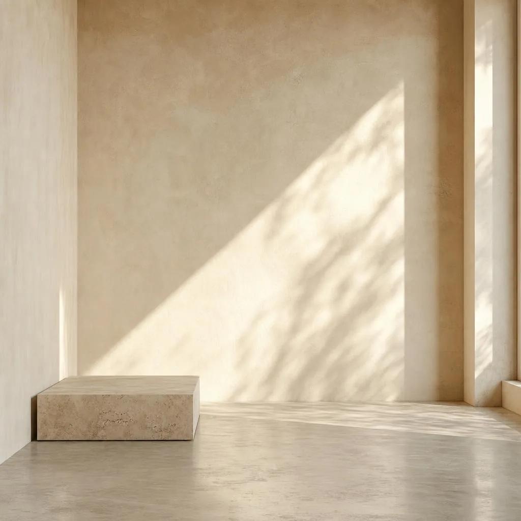Set · Warm plaster room
