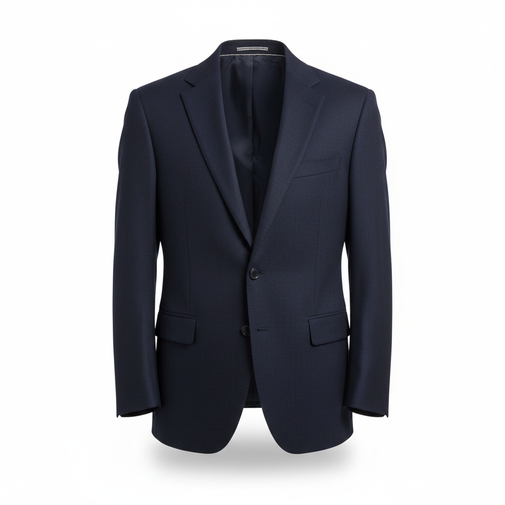 Shoulder and lapel structure held without a form inside.