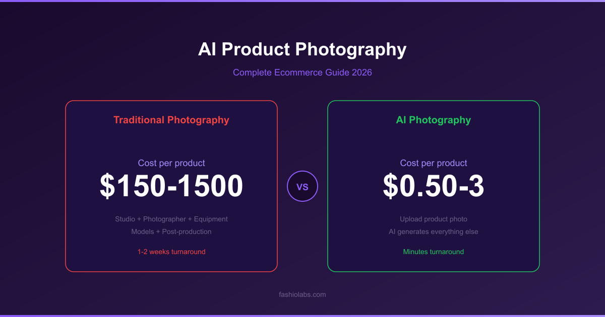 AI Product Photography: Complete Ecommerce Guide (2026) | Fashio AI
